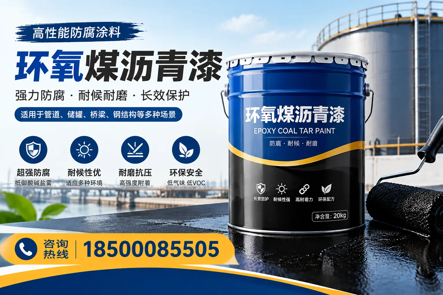 环氧煤沥青漆的施工步骤详解,本溪装修必备知识